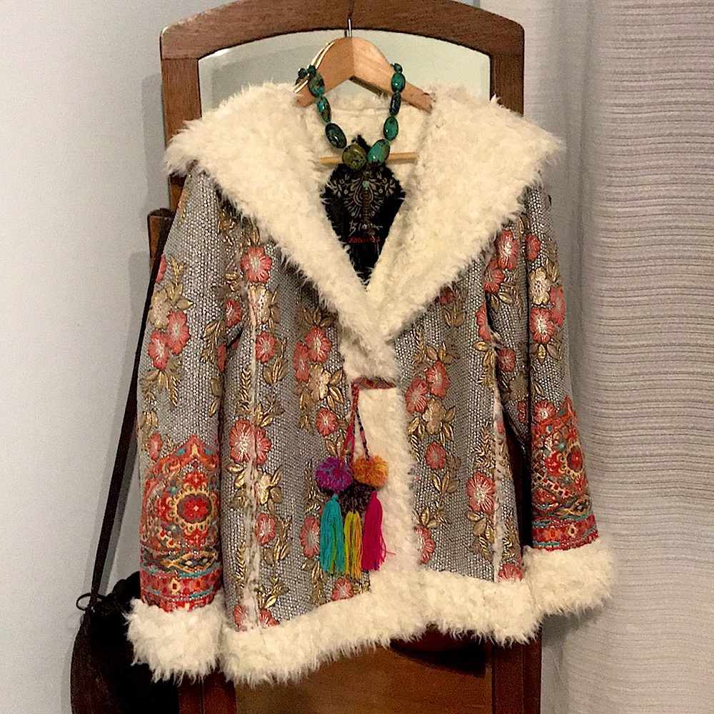 Johnny Was Embroidered Biya Jacket NWOT